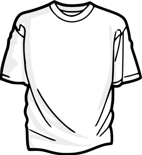 Blank T-Shirt Shirt Drawing Ideas, Shirt Clipart, Linux Os, Shirt Drawing, Transfer Sheets, Blank T Shirts, Shirt Template, Drawing Templates, Book Drawing