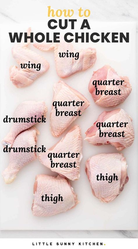 Cook A Whole Chicken, Cooking Whole Chicken, Culinary Cooking, Raw Chicken, Fresh Chicken, Smoked Chicken, Processed Meat, Chicken Marinades, Reduce Food Waste