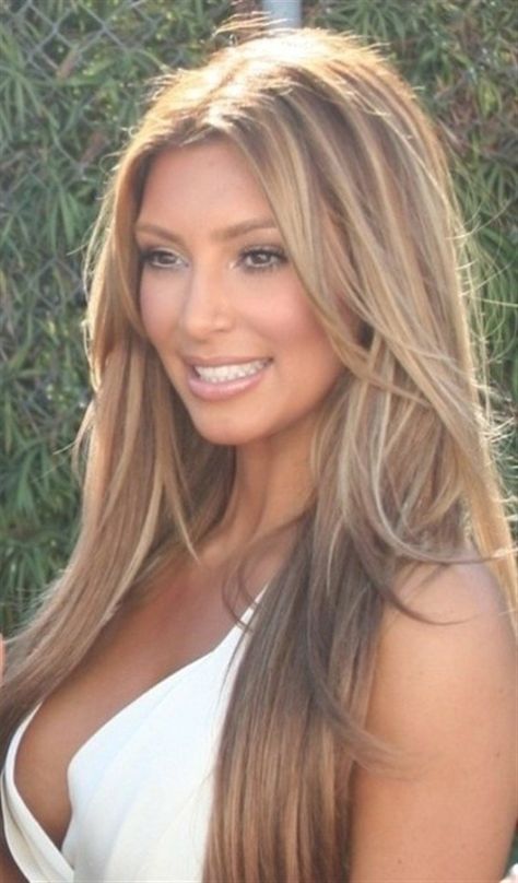 Ash Blonde Caramel Hair Kim Kardashian Blonde, Caramel Hair Highlights, Brown With Blonde Highlights, Caramel Hair, Brown Blonde Hair, Dirty Blonde, Hair Inspiration Color, Hair Photo, Pretty Hair