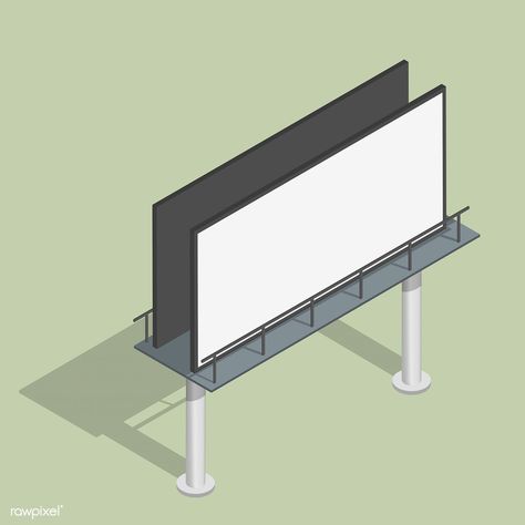 Billboard Illustration, Billboard Advertising, 3d Vector, Free Illustrations, Icon Illustration, Free Image, And Sign, Food Art, Premium Vector