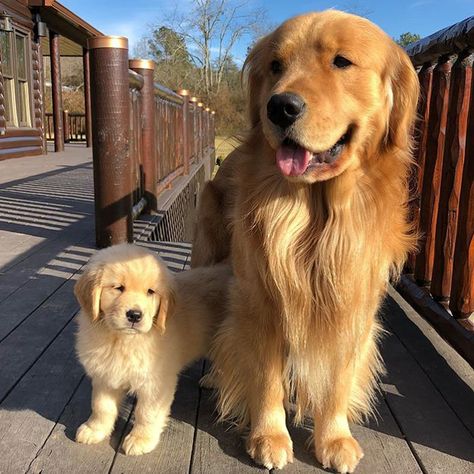 83.3k Likes, 1,183 Comments - Golden Retrievers (@goldenretrievers) on Instagram: “10 Big/Little Duos ❤️ Follow them👇 @wedontretrievegold @pnwgoldenboys @todandvixey_…” Crate Training Puppy, Golden Retriever Mix, Super Cute Puppies, Golden Retriever Puppy, Retriever Puppy, Dogs Golden Retriever, Cute Dogs And Puppies, Retriever Dog