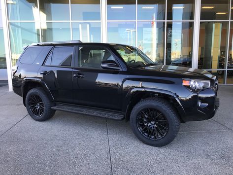 4 Runner Blacked Out, Toyota 4runner Blacked Out, Blacked Out 4runner, Four Runner, Hotel Soap, Custom Vehicles, 4runner Limited, Toyota Suv, Black Rhino