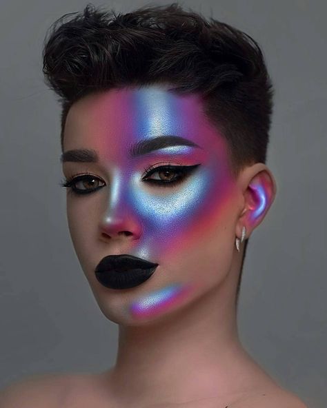 FASHION BEAUTY AND STYLE on Instagram: “Yes or No? • Follow us @moda2528 @make_upbyglory @moda2528clothes  Admin: @gloria_medinap  By👑 @jamescharles…” Colorful Eyeshadow Ideas, Teknik Makeup, Makeup Zombie, Fantasy Make-up, Ideas For Makeup, Eyeshadow Ideas, Drag Make-up, Makeup Lovers, Cool Makeup Looks