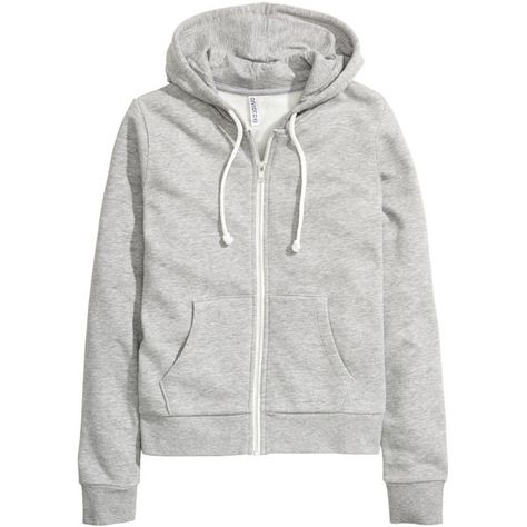 Hooded Sweatshirt Jacket $19.99 ($20) ❤ liked on Polyvore featuring outerwear, jackets, white jacket, zipper jacket, zip jacket, lined jacket and h&m jackets H&m Jackets, Sweatshirt Fabric, Pocket Jacket, Hooded Tops, Zipper Jacket, White Jacket, Line Jackets, Zipper Hoodie, Cotton Jacket