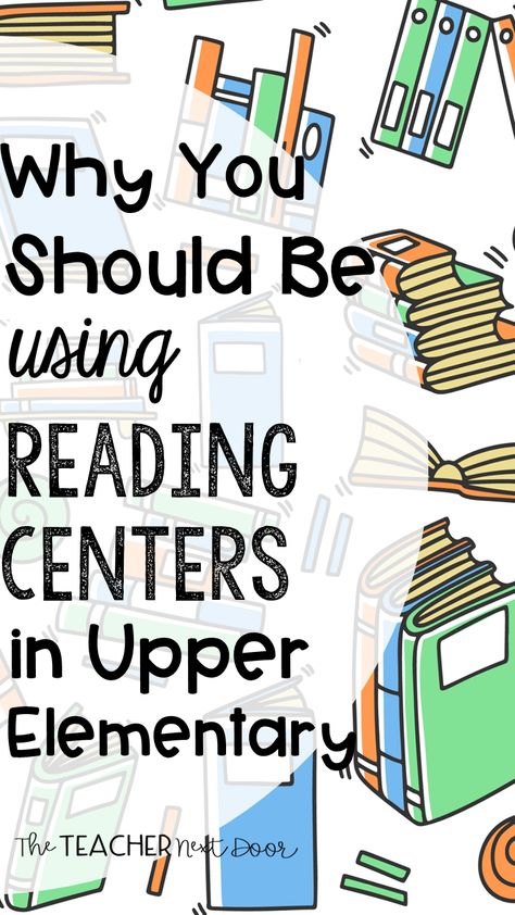 Kindergarten Must Haves, Educational Therapy, Upper Elementary Reading, Reading Center, Reading Stations, Teaching 5th Grade, Reading Unit, Third Grade Reading, Elementary Library