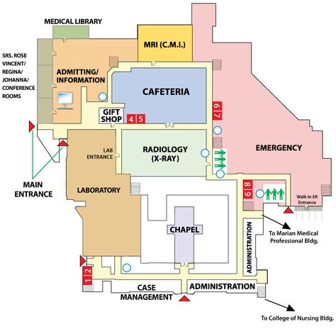 St. Elizabeth medical centre floor 1 Hospital Blueprint, Hospital Floor Plan Medical Center, Hospital Site Plan, Site Plan Layout, Hospital Architecture Design, Hospital Layout, Hospital Plan, Hospital Floor Plan, Pediatric Hospital