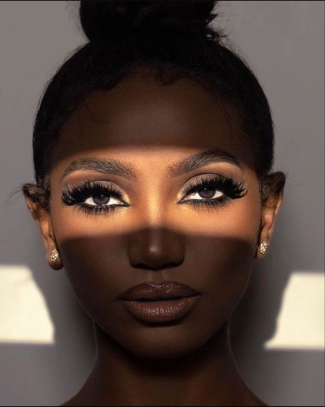 Sultry Makeup, Brown Girls Makeup, Natural Glam Makeup, Makeup For Black Skin, Birthday Makeup, Brown Skin Makeup, Lip Combo, Eye Looks, Photoshoot Makeup