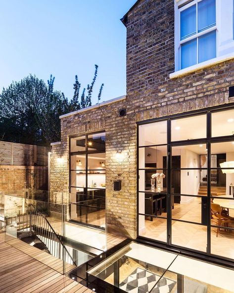 Terraced House Extension, London Basement, Cellar Conversion, Extension Kitchen, London Real Estate, Loft Extension, Two Storey House, London Property, Storey Homes