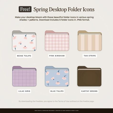 ✅⬆️CLICK THE LINK!!⬆️  Spring 2024 desktop icons for your computer. 🌸🌼🪻  Download these pretty pastel icons today and give your desktop a fresh new look! . #Organisation #Desktop_Folder_Icons_Free #Macbook_Notes #Macbook_Folder_Icons_Aesthetic App Folder Organization, Mac Folder Icons Free, Desktop Folder Icons Free, Macbook Notes, Desktop Icons Png, Cute Folder Icons, Cover Photo Anime, Free Desktop Icons, Macbook Layout