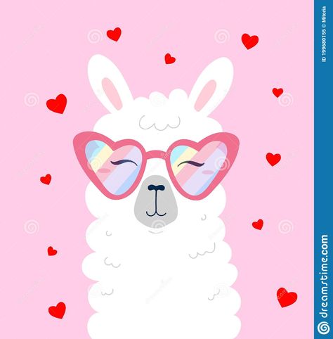 Happy Llama Head Wearing Rainbow Sunglasses with Hearts in Cartoon Flat Style. Cute Alpaca Character Design Stock Vector - Illustration of hand, cool: 199680155 Rainbow Sunglasses, Cute Alpaca, Flat Style, Llama, Alpaca, Stock Illustration, Stock Vector, Character Design, Sunglasses