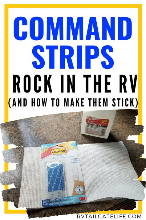 How To Hang Things On Rv Walls, Rv Picture Hanging, Hanging Pictures In Rv, How To Hang Things In An Rv, Command Strip Ideas, Chicken Stencil, Diy Travel Trailer, Rv Diy, Rv Interiors