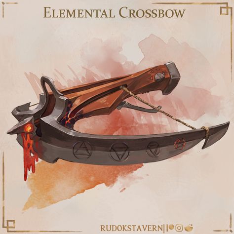 Crossbow – rudokstavern.com Fantasy Map Making, Types Of Armor, Dungeons And Dragons Art, Arm Art, D D Items, Dnd Dragons, Dnd 5e Homebrew, Magic Items, Dnd Monsters