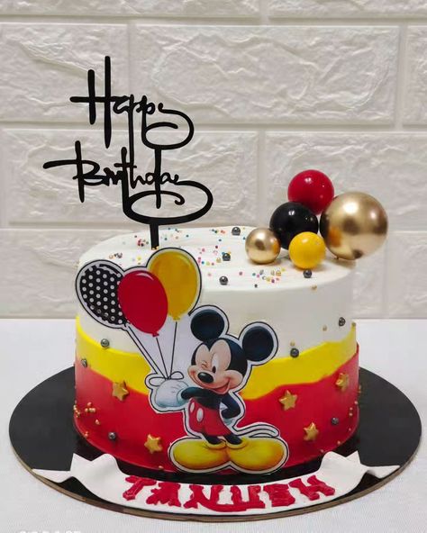 Mickey mouse theme cake 🎂 Chocolate hazelnut flavour cake #disney #disneyland #disneyworld #mickey #mickeymouse #cartoon #cake #cakedecorating #cakedesign #cakeart #cakes #bestcakeinahmedabad #chandkhedacakes #gandhinagarcakes #bestcakeintown #homebaker #homebaking #birthday #birthdaycake #instagood #insta #instalike #instagram #instagood #instalike#entrepreneur #bussiness #baking #lovemywork Mickey Mouse Theme Cake, Dino Birthday Cake, Photo Cake Topper, Mickey Mouse Theme, Cartoon Cake, Dino Birthday, Theme Cake, Cake Chocolate, Home Baking