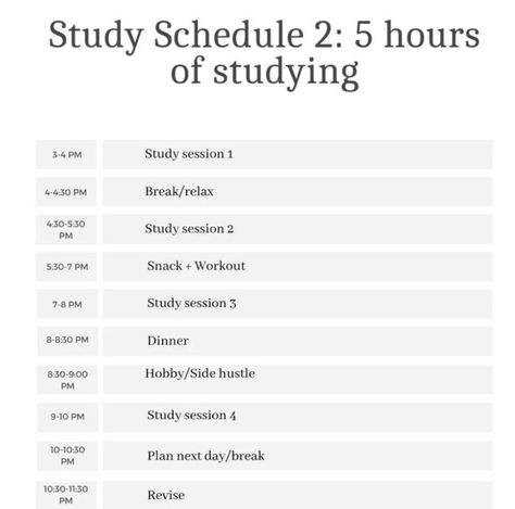 Afternoon Study Schedule, Class Schedule College, Mcat Study, Nursing School Motivation, School Study Ideas, Exam Study Tips, Wellness Tracker, Effective Study Tips, High School Advice