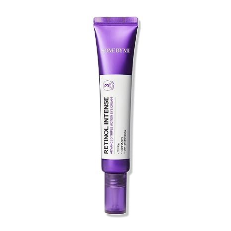 SOME BY MI Retinol Intense Advanced Triple Action Eye Cream - 1.01Oz, 30ml - Fine Lines and Dark Circles Care for Sensitive Skin - Mild Retinol Under Eye Night Cream for Aging Signs - Facial Skin Care Some By Mi Retinol, Retinol Intense, Retinol Eye Cream, Some By Mi, Eye Cream For Dark Circles, Anti Aging Eye Cream, Eye Anti Aging, Korean Skin, Anti Aging Moisturizer