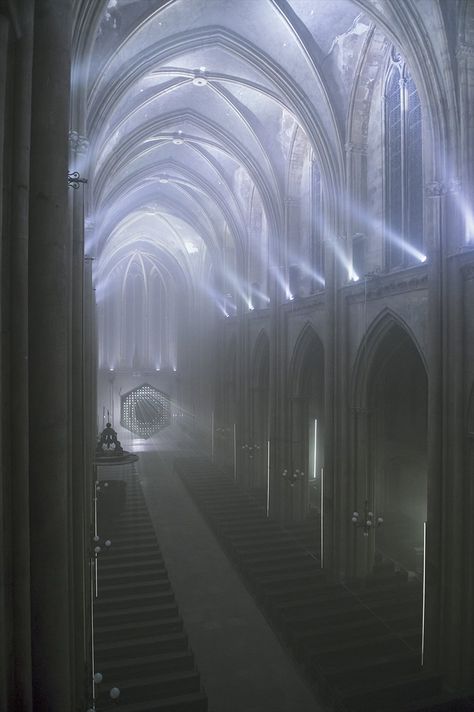 Church Lighting, Temple Of Light, Church Interior Design, Church Aesthetic, Gothic Church, Church Interior, Diy Spa, Grand Junction, Urban Spaces