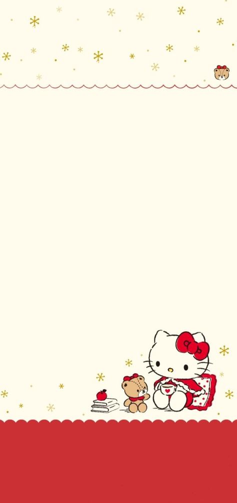 Christmas Lockscreen, 헬로키티 배경화면, Pink Wallpaper Hello Kitty, Walpaper Hello Kitty, Custom Ipad, Kitty Images, Kawaii Christmas, Snoopy Wallpaper, Cute Christmas Wallpaper