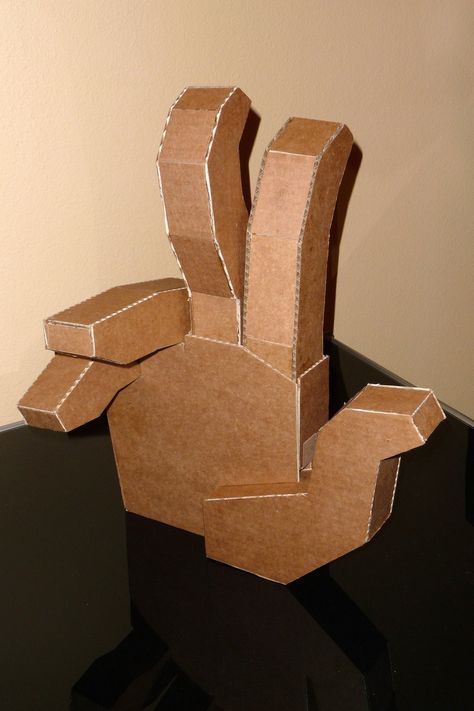 cardboard sculpture | cardboard hand by platinumraven traditional art sculpture figurative ... Cardboard Hand, Cardboard Art Sculpture, Cardboard Props, Pumpkin Carving Patterns Free, Cardboard Mask, Paper Art Sculpture, Cardboard Box Crafts, Paper Sculptures, Cardboard Sculpture