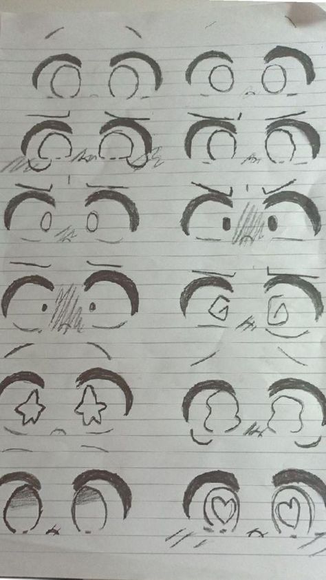 Easy Eye Drawing, Some Drawings, Drawing Face Expressions, Cute Eyes Drawing, Creative Drawing Prompts, Art Tools Drawing, Kraf Diy, Easy Doodles Drawings, Easy Drawings Sketches