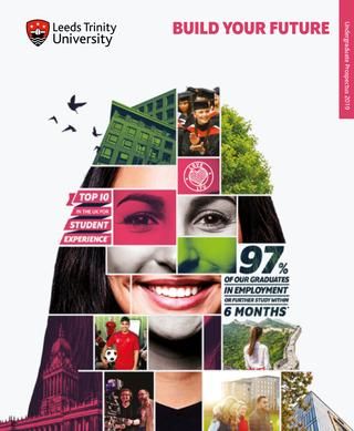 Cover of "Leeds Trinity University Prospectus 2019" Trinity University, Seattle University, College Poster, Module Design, School Of Law, Annual Report Covers, Marketing Report, Annual Report Design, Report Design