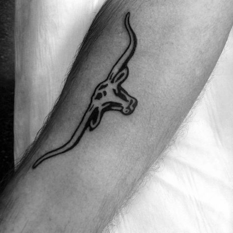 Black Ink Longhorn Male Small Texas Inspired Tattoo On Forearm Longhorn Cow Tattoo, Long Horn Tattoo For Women, Longhorn Tattoo, Arm Tattoos For Women Forearm, Bull Skull Tattoos, State Tattoos, Cowgirl Tattoos, Tatuagem Masculina Pequena, Cowboy Tattoos