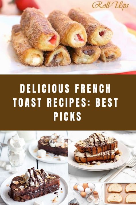 Looking for the best French toast recipes? Check out our collection of easy and delicious French toast recipes perfect for one, two, or the whole family. From classic cinnamon French toast to fun variations for kids, we've got you covered. Whip up a scrumptious breakfast in no time with these simple and tasty recipes. Whether you prefer traditional flavors or want to try something new, these French toast recipes are sure to satisfy your taste buds. Try them out today! Delicious French Toast Recipe, French Toast Recipes, Awesome French Toast Recipe, The Best French Toast, Chocolate French Toast, French Toast Bake Overnight, Recipes For The Holidays, Stuffed French Toast Cream Cheese, Delicious French Toast