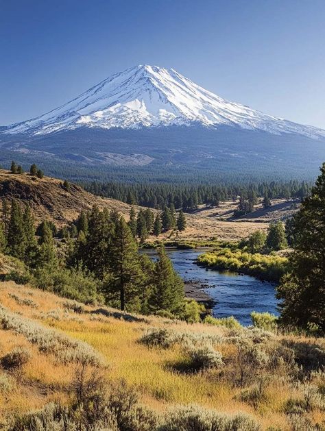 Mount Shasta California, Shasta California, Mount Shasta, World Cities, City Landscape, Winter Time, Travel Bucket, Travel Bucket List, Bucket List