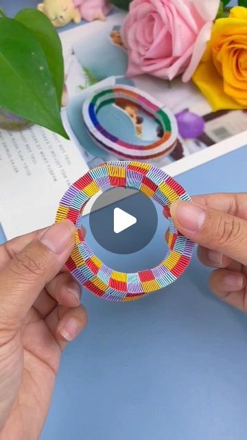 paper crafts creator on Instagram: "Title: Make a Fun Decompression Toy That Can Also Be Used as a Bracelet  Hashtags:  #handmadediy #handcraft #creativecrafts #funbracelet #diyfun #craftingwithkids #funwithkids #decompressiontoy #parentchildcraft #kidscrafts" Paper Strip Origami, Origami Toys, Paper Bracelet, Fun Bracelet, A Bracelet, Creative Crafts, Fun Diys, Origami, Crafts For Kids