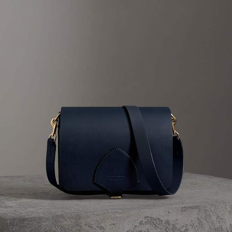 Burberry The Large Square Satchel in Leather Burberry Handbags Crossbody, Fancy Items, Large Leather Crossbody Bag, Virgo Rising, Will Be Back Soon, Ladies Bag, Pinterest Ideas, Luxury Crossbody, Travel Handbags