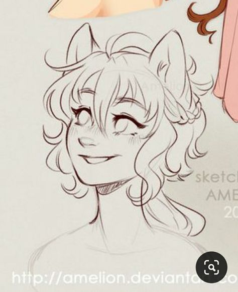 Cat Person Drawing Base, Human With Cat Ears Drawing, Wolf Person Drawing, Human With Wolf Ears And Tail Drawing, Human With Dog Ears Drawing, Wolf Ears On Human Drawing, How To Draw Cat Ears On People, Humanoid Cat Oc, Animal Ears On Humans