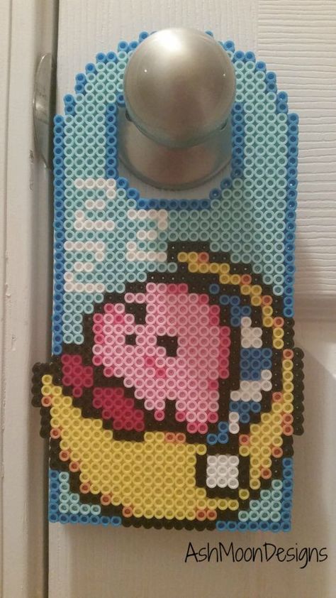 Perler Bead Door Hanger, Bead Door, Stages Of Development, Hamma Beads Ideas, Easy Perler Bead Patterns, Perler Creations, Piskel Art, Soapstone Countertops, Pearl Beads Pattern