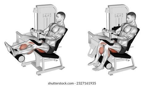 Lever Seated Leg Curl. Thighs exercise Leg Curls Workout, Leg Curl Machine Workout, Standing Leg Raises, Upper Arm Exercises, Leg Curl Machine, Side Angle Pose, Seated Leg Curl, Body Fat Measurement, Standing Calf Raise