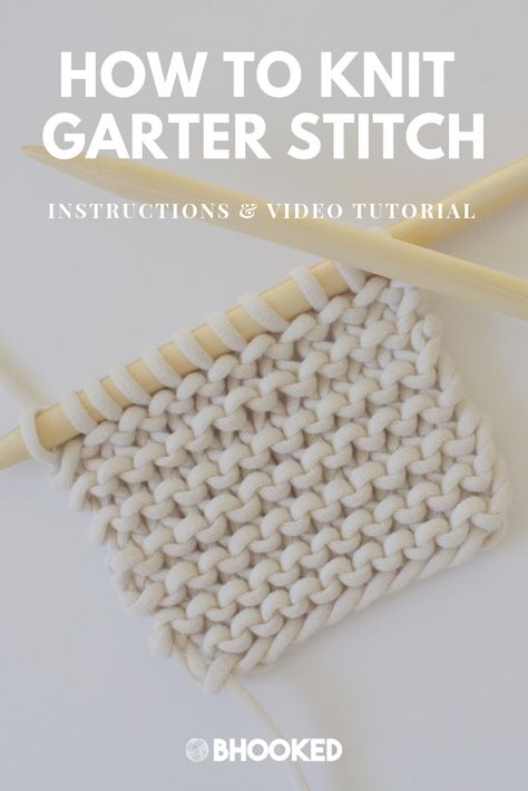 Knit Garter Stitch, Quick Knitting Projects, Easy Knit Baby Blanket, Crochet Baby Blanket Patterns, Garter Stitch Knitting, Knitting Videos Tutorials, Baby Blanket Patterns, Knitting Stitches Tutorial, Knitting Basics