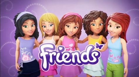 lego friends Bff Book, Shimmer And Shine Characters, Lego Friends Party, Friends Season 1, Disney Gender Bender, Friends Season, Lego Birthday Party, Friend Cartoon, Friends Image