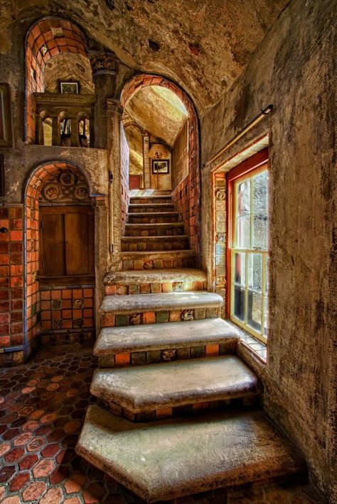 Fonthill | Karl Graf Photography Graphic Sketchbook, Illustration City, Hobbit House, Photography Creative, Stairway To Heaven, Beautiful Picture, Old Building, Abandoned Houses, Beautiful Architecture