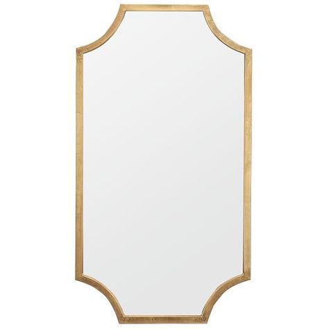 Scalloped Edge Mirror | west elm Beach Cottage Furniture, Mirror Gold Frame, Bedroom Alcove, Kid Bathroom, Bathroom Lighting Design, Scalloped Mirror, Room Mirror, Cottage Furniture, Outdoor Furniture Decor