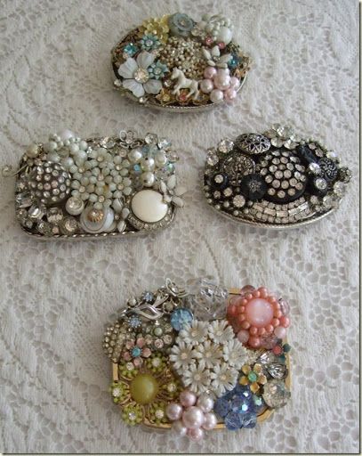 Decorate Rocks, Repurposing Jewelry, Belt Buckle Jewelry, Bling Belt, Vintage Jewelry Diy, Altered Art Jewelry, Buckle Jewelry, Diy Belts, Crafts Vintage