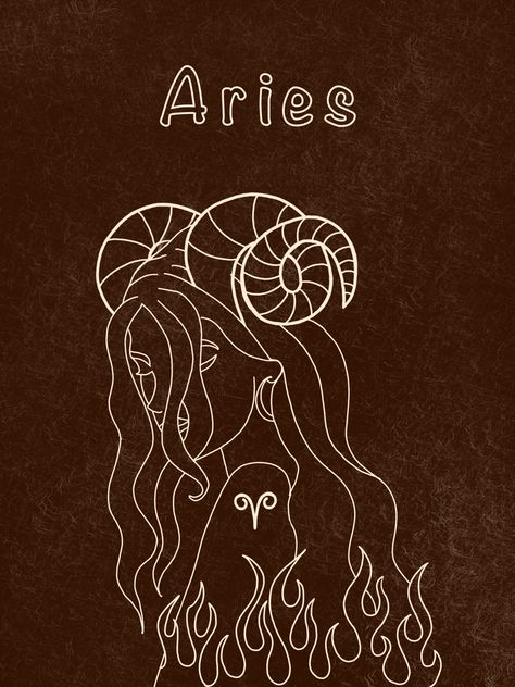 Aries Painting Ideas On Canvas, Aries Goddess Art, Zodiac Art Drawing, Aries Drawing, Aries Wallpaper, Icon Face, Arte Aries, Sagittarius Art, Venus Art