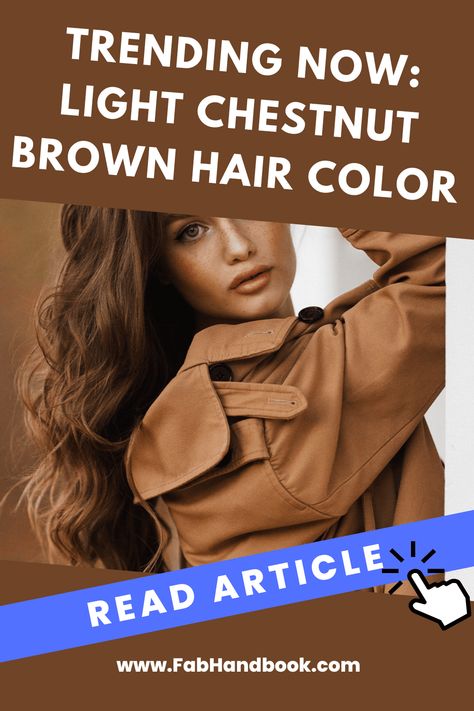 Light chestnut brown hair color is trending! And you can get this gorgeous color at home. Here are our favorite chestnut brown formulas and why we love them! Light Chestnut Brown Hair Color, Light Chestnut Brown Hair, Chestnut Brown Hair Color, Hair Color At Home, Hair Color Brown Chestnut, Light Chestnut Brown, Chestnut Brown Color, Chestnut Brown Hair, Chestnut Hair