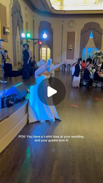 Rachel Hartung Event Content Creation on Instagram: "Sick of seeing a bouquet/garter toss? Try this! 🙌🏻
.
.
.

#wedding #weddingday #bride #groom #love #foryou #fyp #foryoupage #contentcreator #behindthescenes #tshirttoss #maywedding #2024bride #2024wedding #weddinginspo #reception #couple #brideandgroom" Garter Toss Alternative, Wedding Garter Toss, Reception Couple, Garter Toss, Bouquet Toss, May Weddings, Cute Wedding Ideas, Wedding Garter, Planning Tips