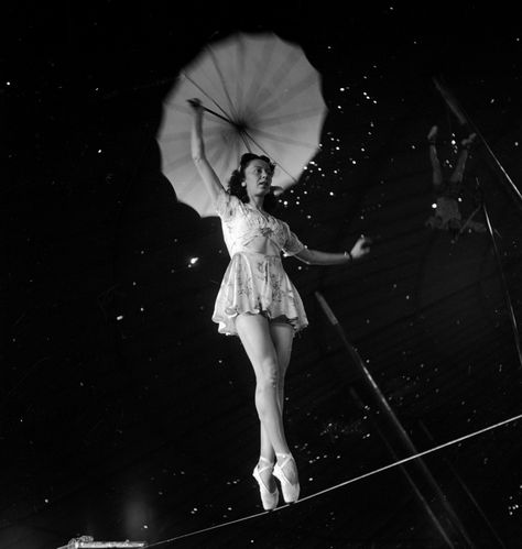 Go under The Big Top and inside the fashionable life of the sassy Circus Girls of Sarasota - The Washington Post Nina Leen, Old Circus, Tightrope Walker, Barnum Bailey Circus, Circus Aesthetic, Dark Circus, Circus Performers, Night Circus, Circus Art