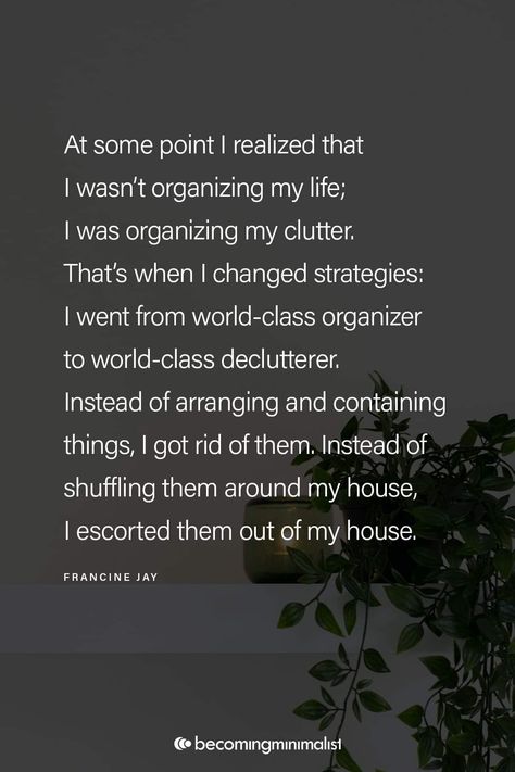 Clutter Quotes, Declutter Quotes, Organizing Clutter, Cleaning Quotes, Decluttering Inspiration, Class Organization, How To Focus Better, Declutter Your Life, Personal Growth Motivation