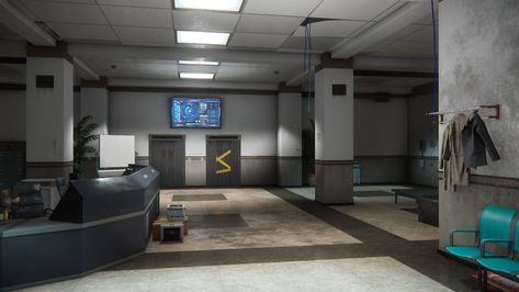 Government Facility Aesthetic, Military Base Aesthetic, Command Room, The Haunting In Connecticut, Ghost Warrior, Interior Concept Art, Base Building, Brutalist Buildings, Building Aesthetic