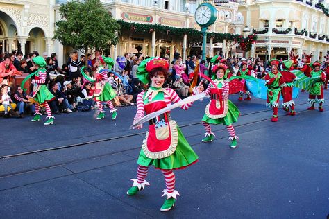 Disney World Christmas Parade | Disney World Christmas Parad… | Flickr Disney Christmas Floats Parade Ideas, Disney Christmas Parade Costumes, Classic Christmas Parade Float, Wdw Christmas, Disney Christmas Parade, Disney Electrical Parade, Elf The Musical, Disney Parade, Disney World Christmas