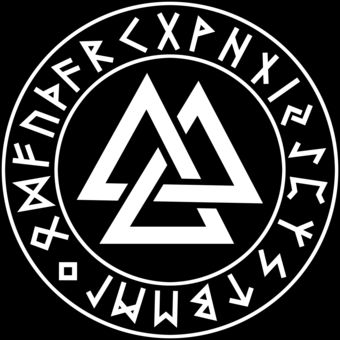 Scandinavian/Norse "Valknut" Symbol Runic Formulas, Real Vikings, Arte Viking, Norse People, Rune Viking, Viking Quotes, Symbole Viking, Viking Life, Norse Symbols