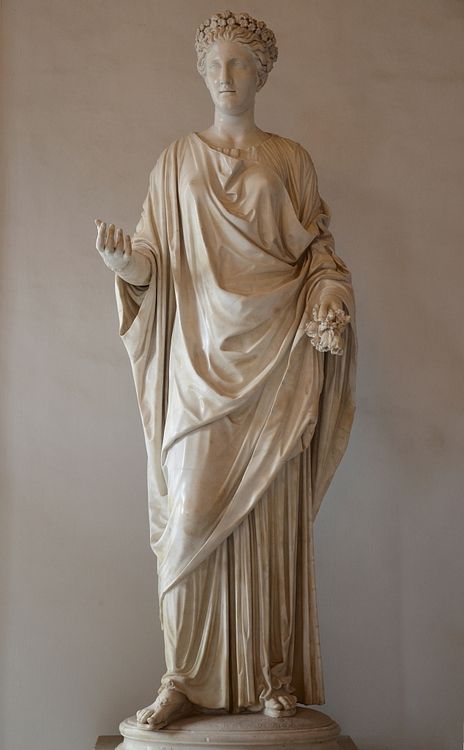 Visual Guide to Ancient Roman Gods & Heroes (Image Gallery) p. 14 - Ancient History Encyclopedia Goddess Of Flowers, Giant Statue, Wind God, Western Sculpture, Fertility Symbols, Ancient Greek Sculpture, Roman Statue, Greek Statues, Roman Gods