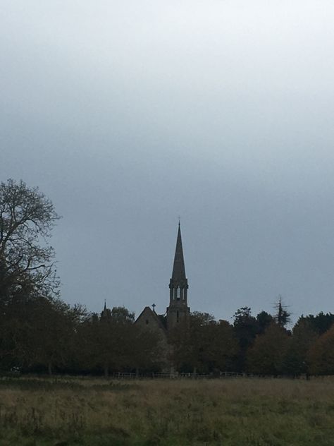 #church #village #field #autumn #aesthetic #photography Rural Gothic Aesthetic, Rural Aesthetic Dark, Poor Country Aesthetic, Dark Rural Aesthetic, Old Village Aesthetic, Autumn Aesthetic Photography, 1800s Aesthetic, Village Aesthetic, Rural Photography