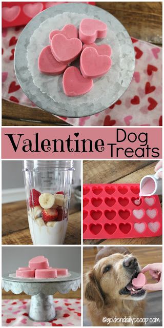 Banana Valentine, Diy Dream Catcher, Homemade Valentine, Valentine's Day Treats, Frozen Dog Treats, Valentine Dog, Dog Biscuit Recipes, Easy Dog Treats, Healthy Dog Treats Homemade