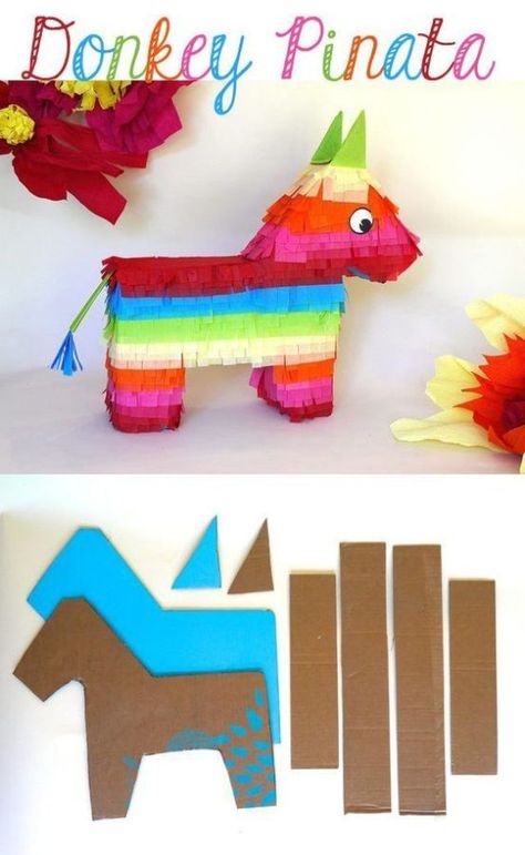 It's time to have fun with these Delightful Donkey Crafts for Kids - and the kids at heart! Perfect for World Donkey Day, or simply when you want to! Diy Donkey Pinata, Donkey Pinata Template, Donkey Crafts For Kids, Donkey Crafts, Donkey Craft, Donkey Pinata, Mini Donkey, Kids At Heart, Christmas Donkey