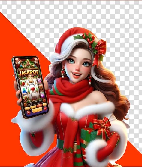 Background Slot Game, Slot Game Png, Christmas Character Art, Christmas Design Graphic, Slot Png, Slot Game Character, Santa Phone, Gym Decor, Christmas Banners